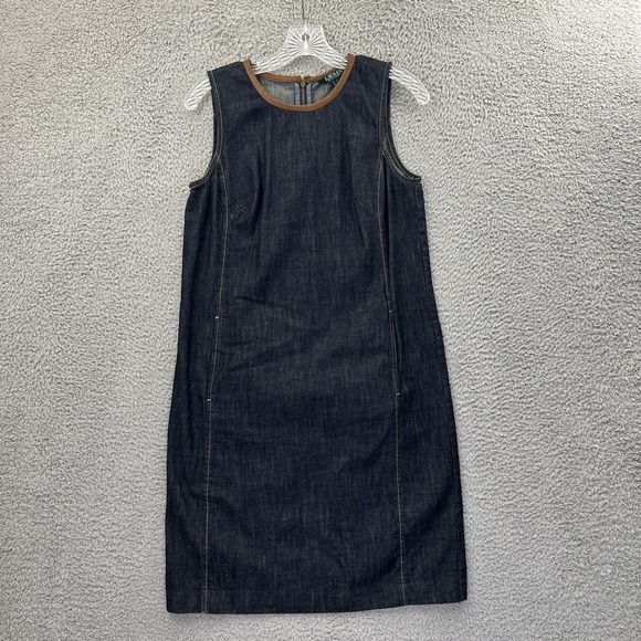 Lauren Ralph Lauren Dresses & Skirts - Lauren Ralph Lauren Sheath Denim Jean Dress Western Rodeo Boho Cotton Women's 4‎
